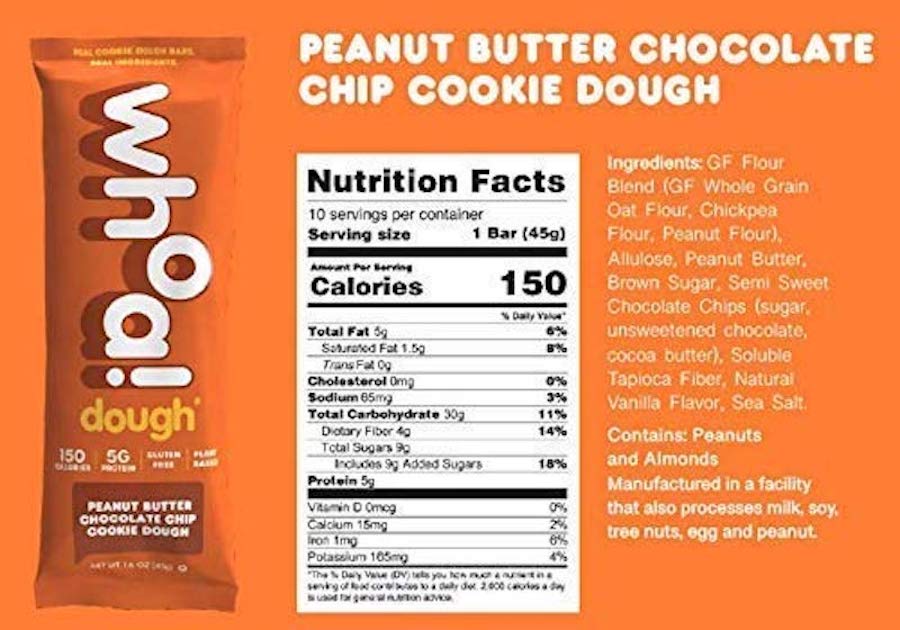 Whoa Dough Variety Cookie Dough Bars 6 Pack